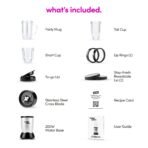 Magic Bullet Blender, Small, Silver, 11 Piece Set - Image 8
