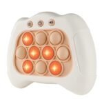 Pop The Target! Handheld Speed Push Game Machine: A Fun Multiplayer Game for Family. Sensory Fidget Toy Christmas Toys Gifts for 6 7 8 9 10 11 12 Years Old Kids Road Trip Car Games Kids White