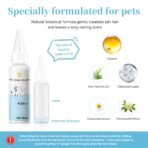 Pet Steam Brush for Dog & Cat - 3-in-1 Steam Grooming Brush for Shedding & Hair Removal - Self Cleaning Spray Comb with Mist for Long Haired Pets - Includes 1*Waterless Shampoo, Blue. - Image 2