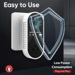 NICGOL 4 in 1 Upgraded Natural Gas Leak Detector and Carbon Monoxide Detectors, Dual Sensor Gas Leak Detector & Carbon Monoxide Detectors Plug in (Temperature & Humidity) for Home, RV (Black) - Image 4