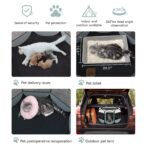 Dog Cat Playpen, Puppy Pet Playpen Indoor for Small Dog Crate Tent Cage Outdoor, Portable Pop Up Dogs Enclosure Kennel with Carrying Case for Dogs/Cats/Rabbits(Grey, Small - Image 3