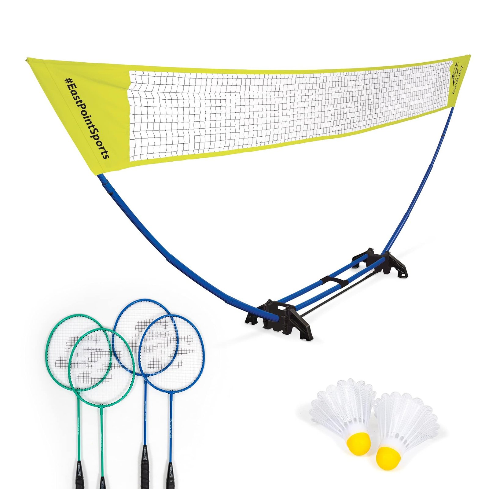 71KFMU2GbaL.jpg EastPoint Sports Easy Setup Badminton Set - Image 1