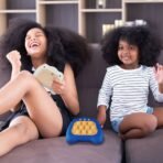 Pop The Target! Handheld Speed Push Game Machine: A Fun Multiplayer Game for Family. Sensory Fidget Toy Christmas Toys Gifts for 6 7 8 9 10 11 12 Years Old Kids Road Trip Car Games Kids White - Image 2