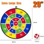 BooTaa 29" Large Dart Board for Kids, Kids Dart Board with Sticky Balls, Boys Toys, Indoor/Sport Outdoor Fun Party Play Game Toys, Birthday Gifts for 3 4 5 6 7 8 9 10 11 12 Year Old Boys Girls - Image 4