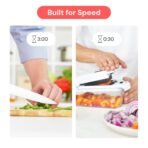 Fullstar The Original Pro Chopper - Vegetable Chopper and Spiralizer, Food Chopper with Container, Fruit Slicer, Kitchen Gadgets & Gifts, Home Essentials (4 in 1, White) - Image 3