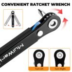 MULWARK 20pcs Small Screwdriver Set, 1/4" Right Angle Screwdriver Set, 90-Degree Offset Screwdriver for Tight Spaces, Auto Repair, Electronics, DIY Home Improvement EDC Tool Kit - Image 5