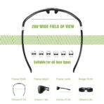 3 Pack Polarized Sports Sunglasses for Men, Mens Sunglasses Wrap Around UV Protection for Cycling Fishing Driving - Image 4