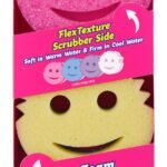 Scrub Daddy Scrub Mommy Sponges - Dish Scrubber + Non-Scratch Cleaning Sponges Kitchen, Bathroom + Multi-Surface Safe - Dual-Sided Dish Sponges for Scrubbing - Online Exclusive (3 Count)