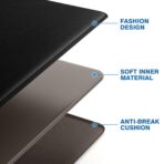 StepRite Kitchen Mats, 2PCS Kitchen Rugs, Cushioned Anti Fatigue Kitchen Mats for Floor, Non-Slip Standing Desk Mat, Waterproof Kitchen Rug Set for Kitchen, Floor, Office, 17.3"x30"+17.3"x47", Black - Image 4