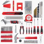 Tool Set - 8V Cordless Drill Set, 132 Piece Home Tool Set With Hand Drill, Tool Kit for Women & Men, Perfect for Homeowner, Diyer, Handyman - Image 3