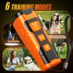 Dog Bark Deterrent Device, 3X Ultrasonic Anti Barking, 6 Training Modes 23 FT Range Barks No More Indoors Outdoors Behavior Correct Safe & Humane Rechargeable Compact Bark Control for Dogs - Image 5