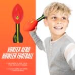 Nerf Vortex Aero Howler Foam Ball, Classic Long-Distance Football, Flight-Optimizing Tail, Whistling Sound, Indoor & Outdoor Fun, Christmas Stocking Stuffers for Kids - Image 2