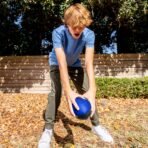 Nerf Pro Grip Football, Blue, Classic Foam Ball, Easy to Catch & Throw, Sports Toys, Christmas Gifts or Stocking Stuffers for Kids - Image 3