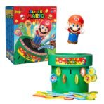 TOMY Pop Up Super Mario Board Game - Family and Preschool Games for Family Game Night - Kids Activities and Super Mario Toys - Girls and Boys Games - 2-4 Players - Ages 4 Years and Up