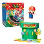 TOMY Pop Up Super Mario Board Game - Family and Preschool Games for Family Game Night - Kids Activities and Super Mario Toys - Girls and Boys Games - 2-4 Players - Ages 4 Years and Up
