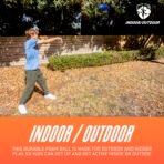 Nerf Pro Grip Football, Blue, Classic Foam Ball, Easy to Catch & Throw, Sports Toys, Christmas Gifts or Stocking Stuffers for Kids - Image 2